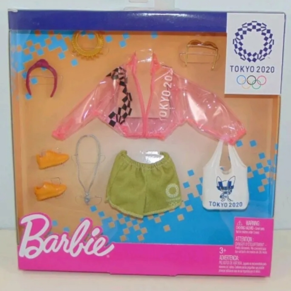 Barbie Fashion Pack Doll Clothes 2020 Tokyo Olympic Games JACKET WHISTLE…